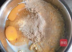 野生荠菜杂粮饼的做法图解3