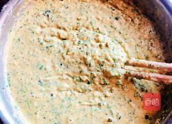 野生荠菜杂粮饼的做法图解5