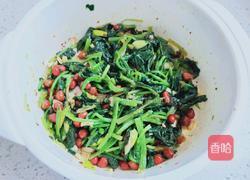 凉拌菠菜花生米的做法图解9
