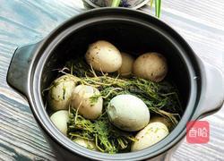 荠菜煮蛋的做法图解11