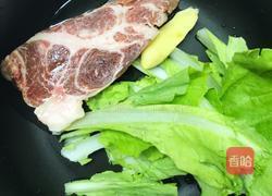 你没吃过的小白菜肉片汤的做法图解1