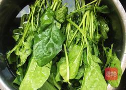 凉拌菠菜粉条的做法图解1
