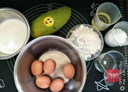 芒果奶油蛋糕卷的做法图解1