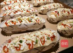 葱香芝士肉松火腿面包的做法图解5