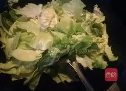 Illustration of oil-consuming hand-shredded cabbage 4