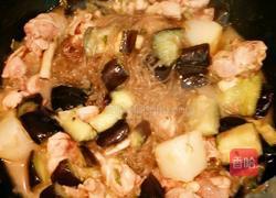 家常茄子炖鸡做法的做法图解10