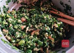 韭菜菠菜素包子的做法图解11