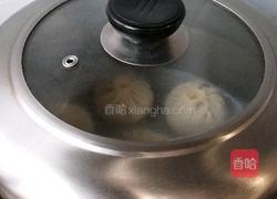 韭菜菠菜素包子的做法图解17