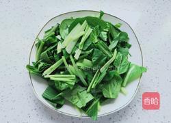 鲜蘑炒油菜的做法图解3