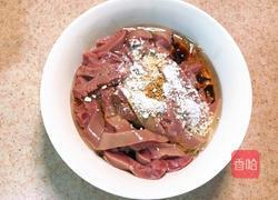 藤椒爆腰花的做法图解5