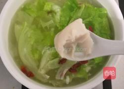 （鸡蛋豆腐版）翡翠白玉汤的做法图解9