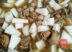 白萝卜焖鸭的做法图解3