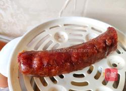 鲜蒜薹炒腊肠的做法图解3