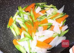 芦笋胡萝卜炒山药的做法图解7