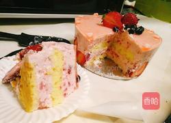 6寸草莓慕斯蛋糕(纯手工)的做法图解27