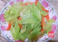 清炒小青笋的做法图解3