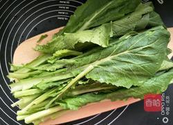 宝宝辅食小白菜泥的做法图解1