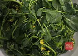 清蒸油菜花苔的做法图解1