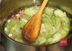 火腿菌菇丝瓜汤的做法图解6