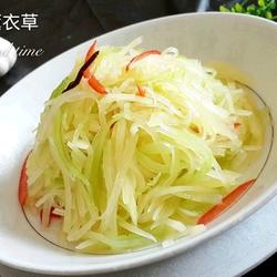 芹香椒油土豆丝的做法[图]