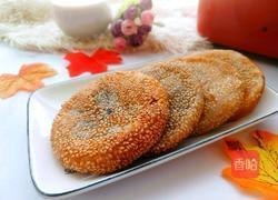 芝麻豆沙糯米饼的做法图解1