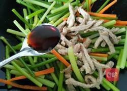 蒜薹炒肉丝的做法图解8