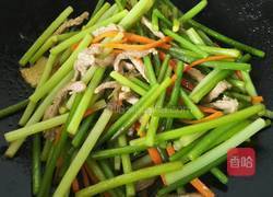 蒜薹炒肉丝的做法图解9