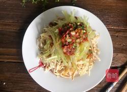 翡翠拌鸡丝的做法图解12