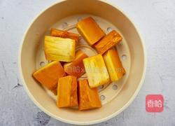 南瓜椰蓉面包条的做法图解1