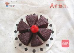 黑米蒸蛋糕的做法图解14