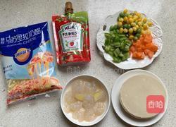 饺子皮披萨的做法图解1