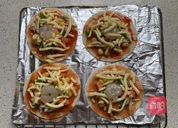 饺子皮披萨的做法图解8