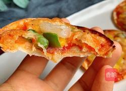 饺子皮披萨的做法图解13