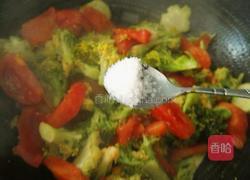 西红柿炒西兰花的做法图解10