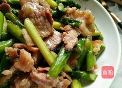 芦笋炒肉片的做法图解10