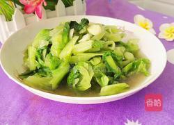 清炒生菜的做法图解9
