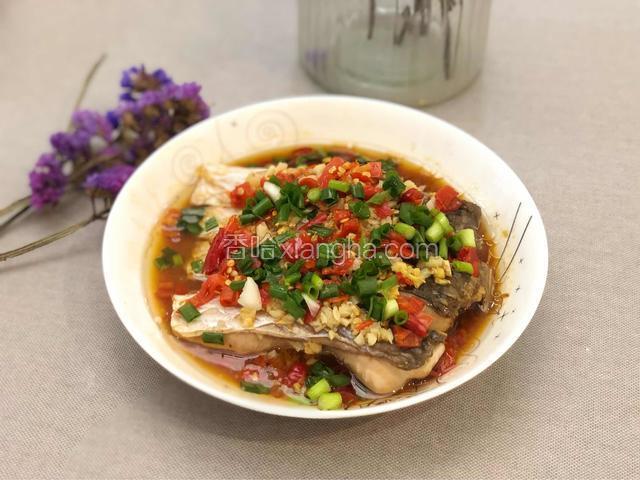剁椒蒸鲩鱼腩