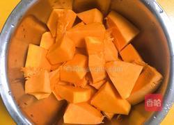 芝士焗南瓜芒果的做法图解1