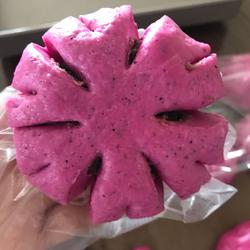火龙果花型面包的做法[图]