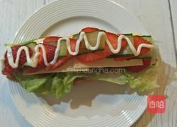 牛肉饼草莓三明治的做法图解11