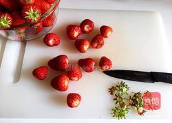 水果创意菜+自制草莓酱的做法图解2