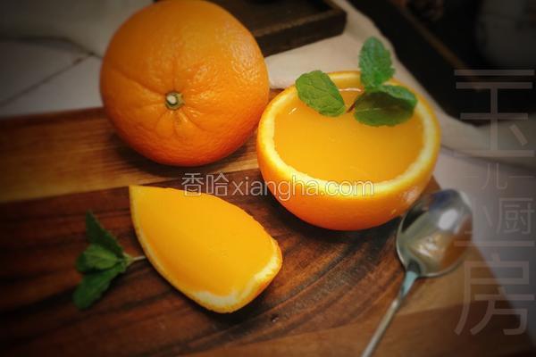 橙香果冻