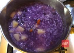银耳紫薯苹果粥的做法图解7