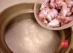 排骨田鸡粥的做法图解5