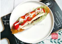 牛肉饼草莓三明治的做法图解12