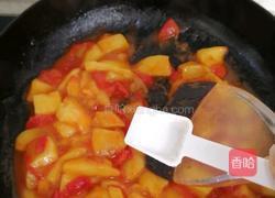 圣女果炒年糕的做法图解11