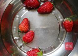 草莓溶豆的做法图解2