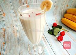 香蕉奶昔的做法图解6