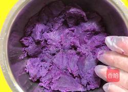 紫薯火龙果披萨的做法图解4
