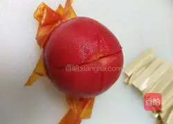 Illustration of how to make tomato and egg noodles 3